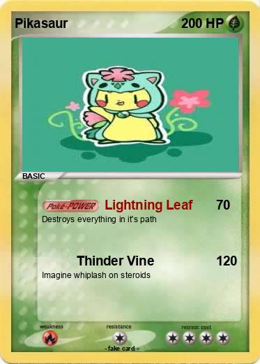 Pokemon Pikasaur