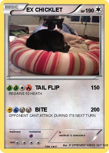 Pokemon EX CHICKLET