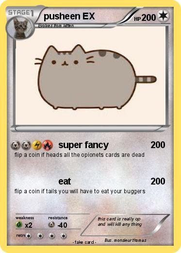 Pokemon pusheen EX