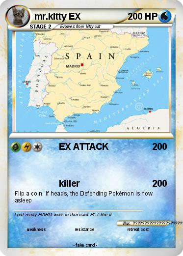 Pokemon mr.kitty EX