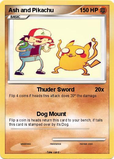 Pokemon Ash and Pikachu