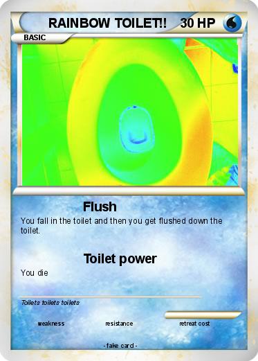 Pokemon RAINBOW TOILET!!