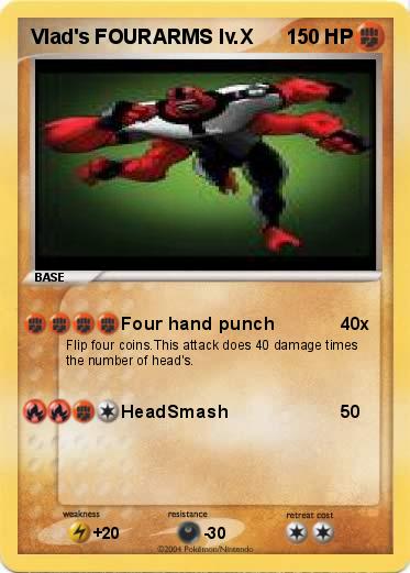 Pokemon Vlad's FOURARMS lv.X