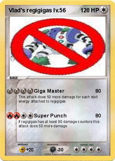 Pokemon Vlad's regigigas lv.56
