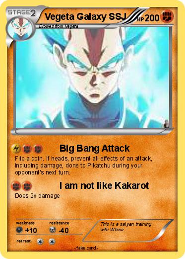 Pokemon Vegeta Galaxy SSJ