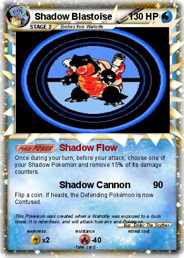 Pokemon Shadow Blastoise