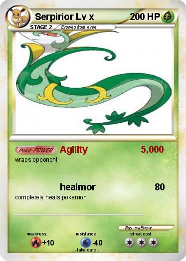 Pokemon Serpirior Lv x