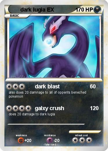 Pokemon dark lugia EX