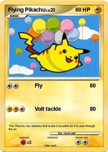Pokemon Flying Pikachu