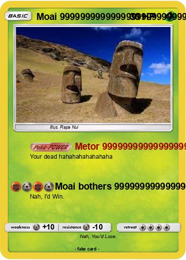 Pokemon Moai 9999999999999999999999999