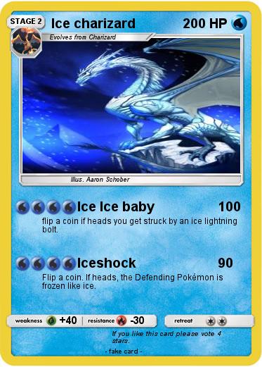 Pokemon Ice charizard