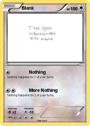 Pokemon Blank