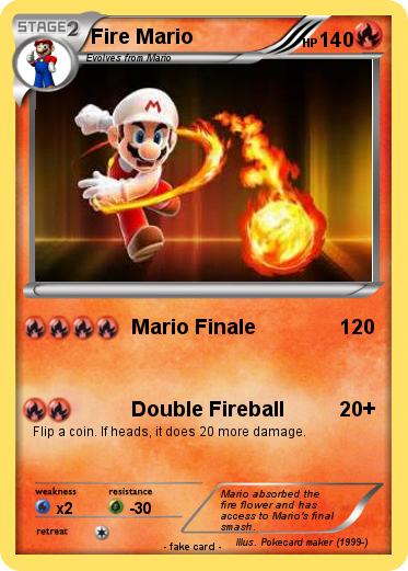 Pokemon Fire Mario