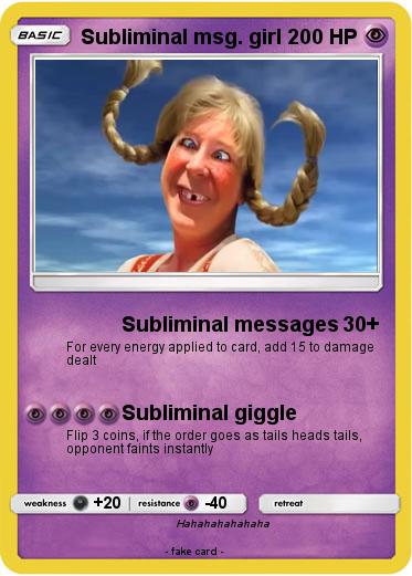 Pokemon Subliminal msg. girl