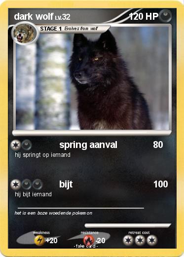 Pokemon dark wolf