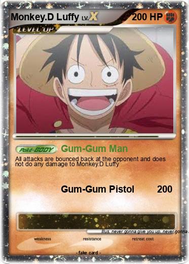 Pokemon Monkey.D Luffy