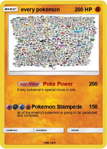 Pokemon every pokemon