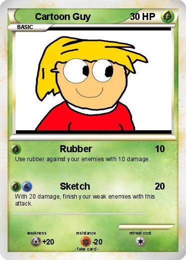 Pokemon Cartoon Guy