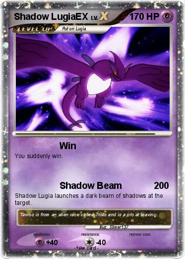Pokemon Shadow LugiaEX