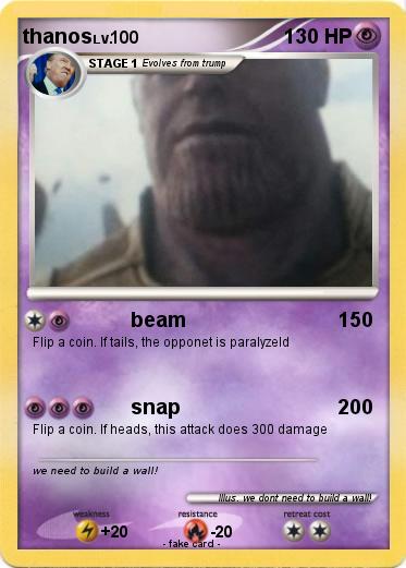 Pokemon thanos
