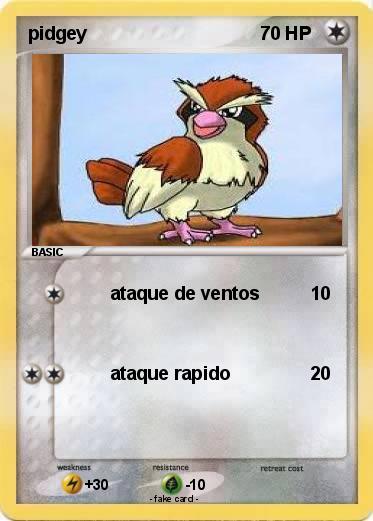 Pokemon pidgey