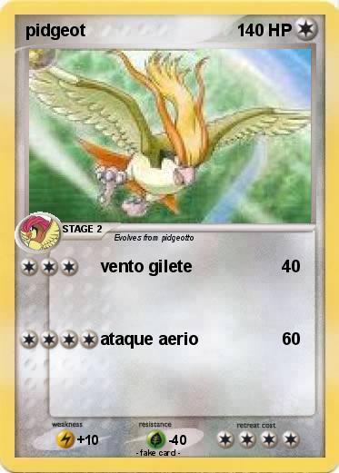 Pokemon pidgeot