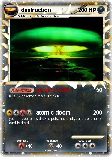 Pokemon destruction