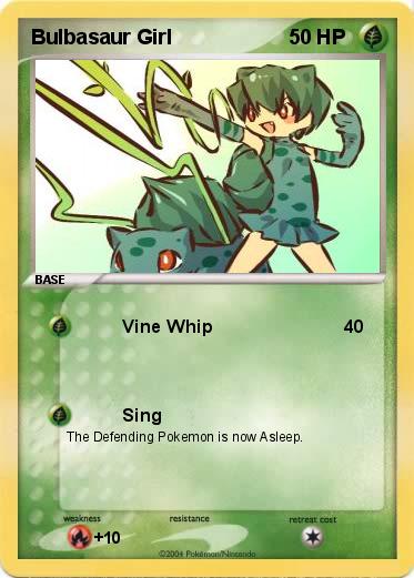 Pokemon Bulbasaur Girl
