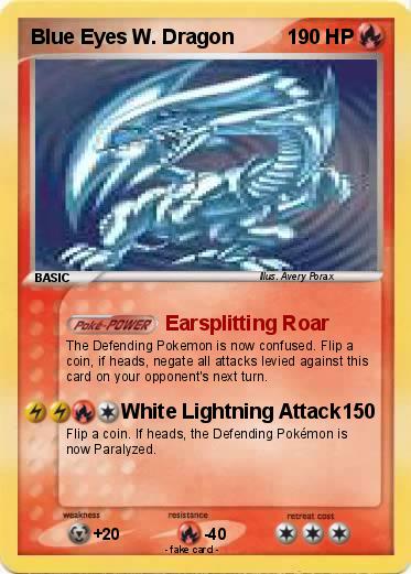 Pokemon Blue Eyes W. Dragon