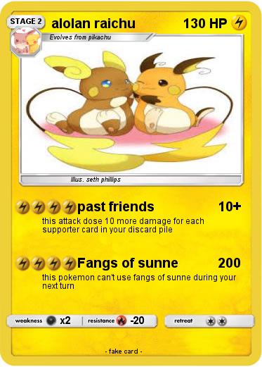 Pokemon alolan raichu