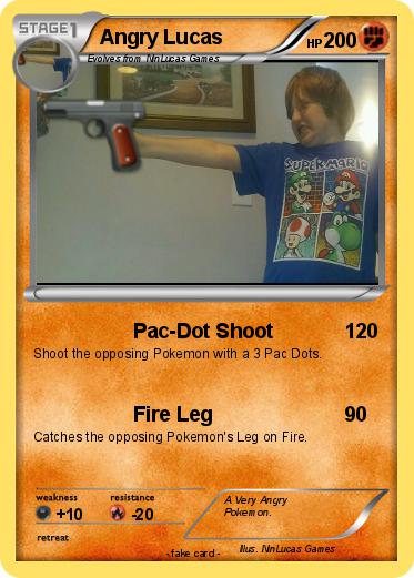 Pokemon Angry Lucas