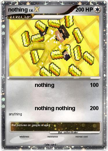 Pokemon nothing