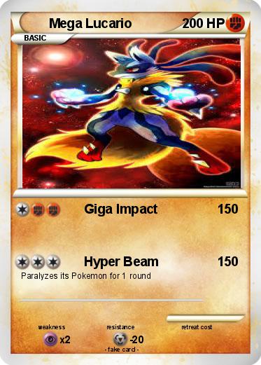 Pokemon Mega Lucario