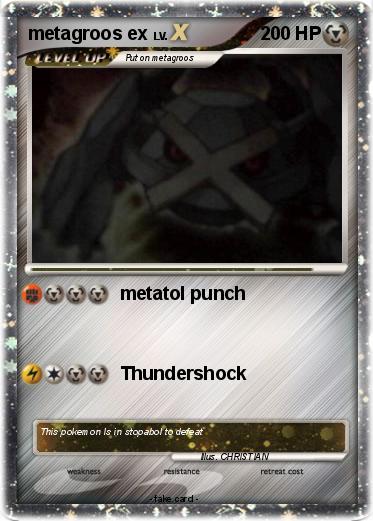 Pokemon metagroos ex