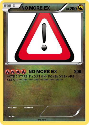 Pokemon NO MORE EX