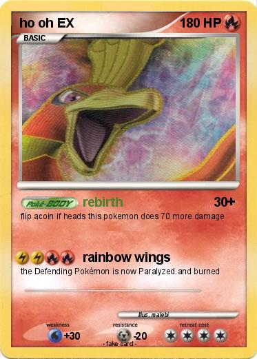 Pokemon ho oh EX