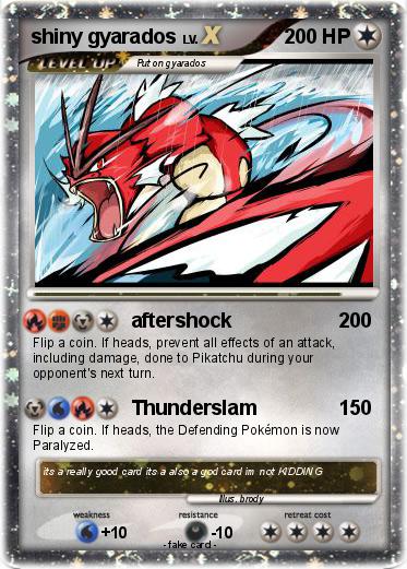 Pokemon shiny gyarados