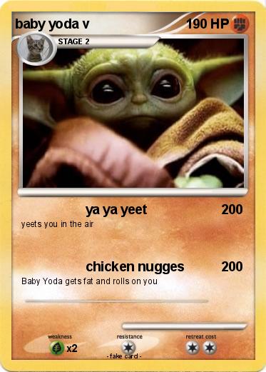 Pokemon baby yoda v