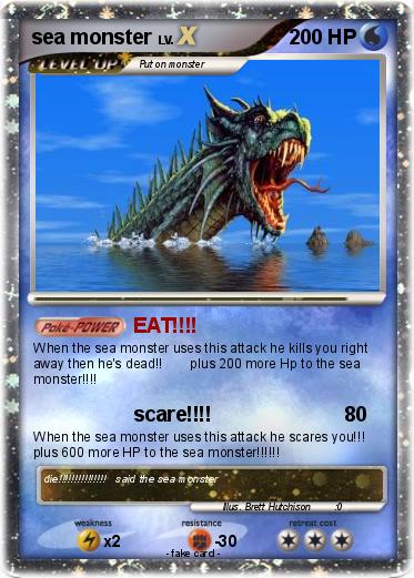 Pokemon sea monster
