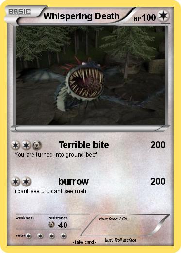 Pokemon Whispering Death