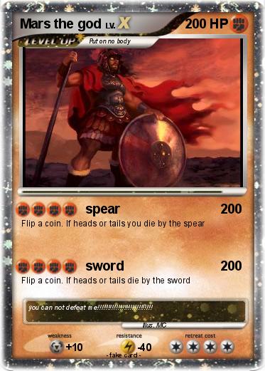 Pokemon Mars the god