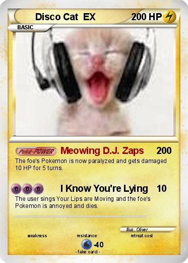 Pokemon Disco Cat  EX