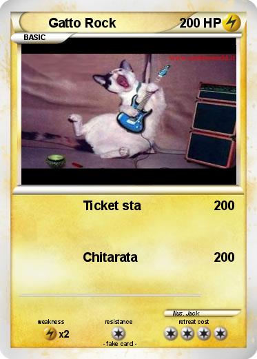 Pokemon Gatto Rock