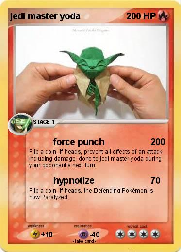 Pokemon jedi master yoda