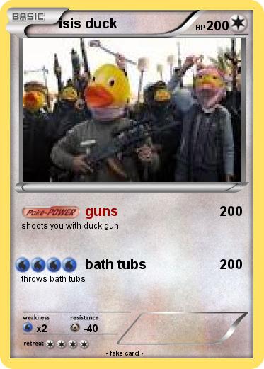 Pokemon isis duck