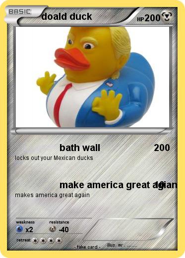 Pokemon doald duck