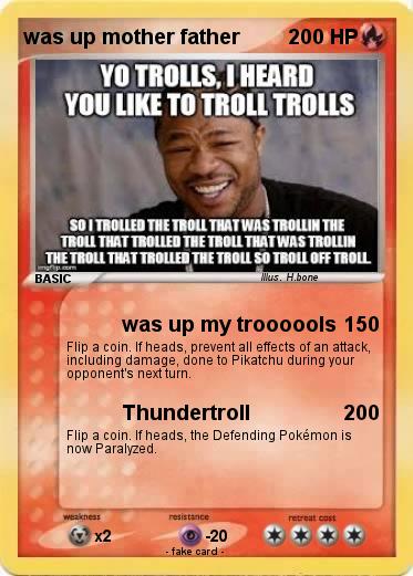 Pokemon was up mother father