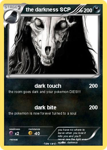 Pokemon the darkness SCP