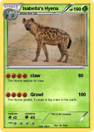 Pokemon Isabella's Hyena