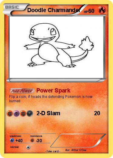 Pokemon Doodle Charmander